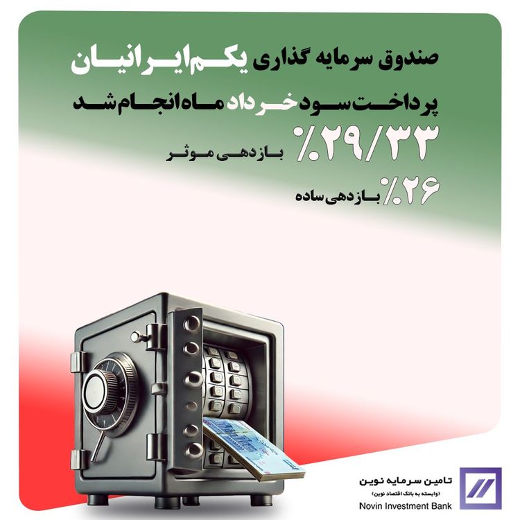 واریز سود خرداد ماه صندوق «یکم ایرانیان»